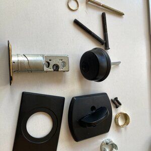 Schlage - B60N/CEN622 Deadbolt Side Highest Residential Security Matt Black used